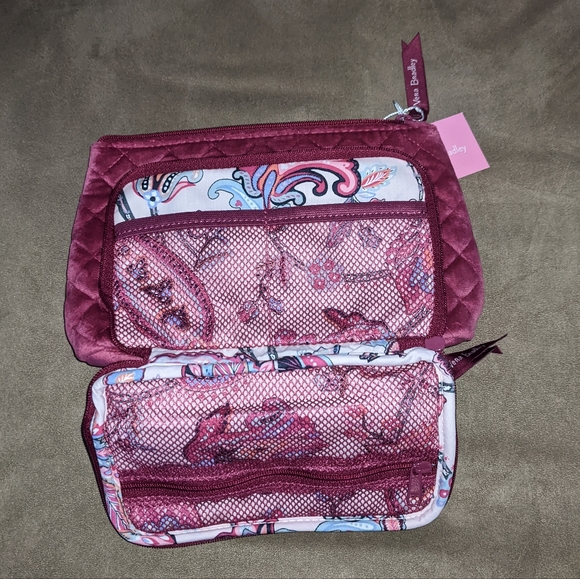 Vera Bradley Pink Cosmetic Clutch Bag - Picture 2 of 8